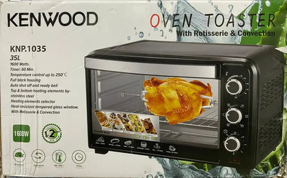 Kenwood Electric Oven Toaster |  Rotisserie & Convection | 250°C Temperature Control