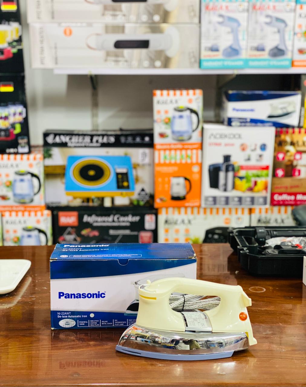 Panasonic Deluxe Automatic Dry Iron – 1000W Heavy Press