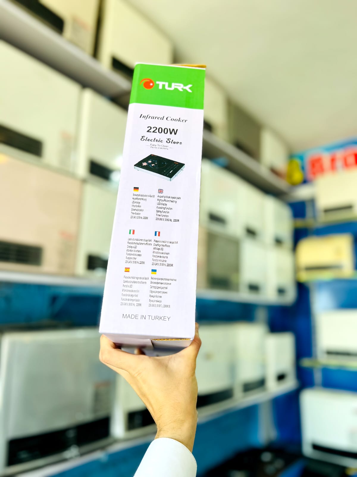 TURK Infrared Cooker – 2200W High-Power Electric Hot Plate