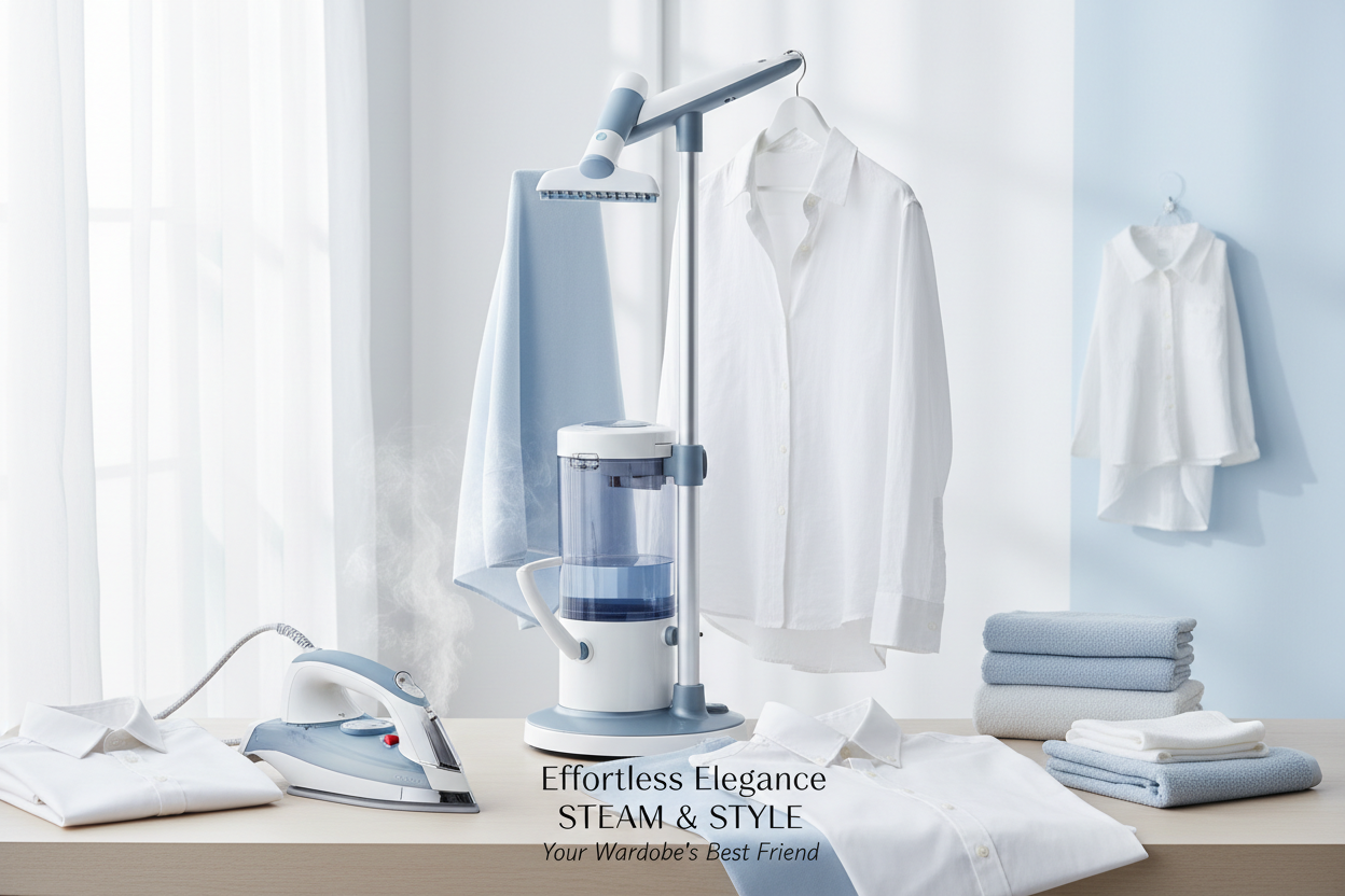 Iron & Steamer Aesthetic Banner